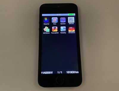 IPhone 5s zwarte leisteen voorkant