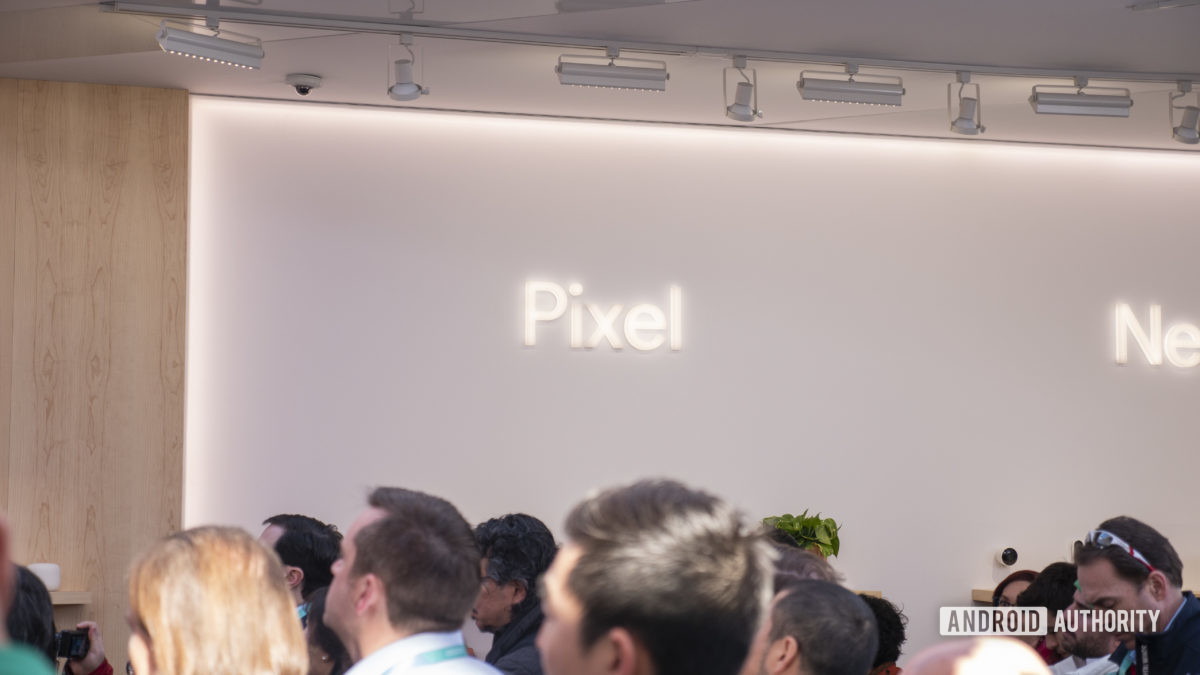 Google Pixel-logo op CES 2020
